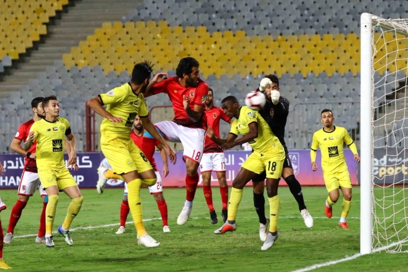 "من لقاء الوصل والأهلي المصري في بطولة كأس زايد للأندية الأبطال | أرشيفية"