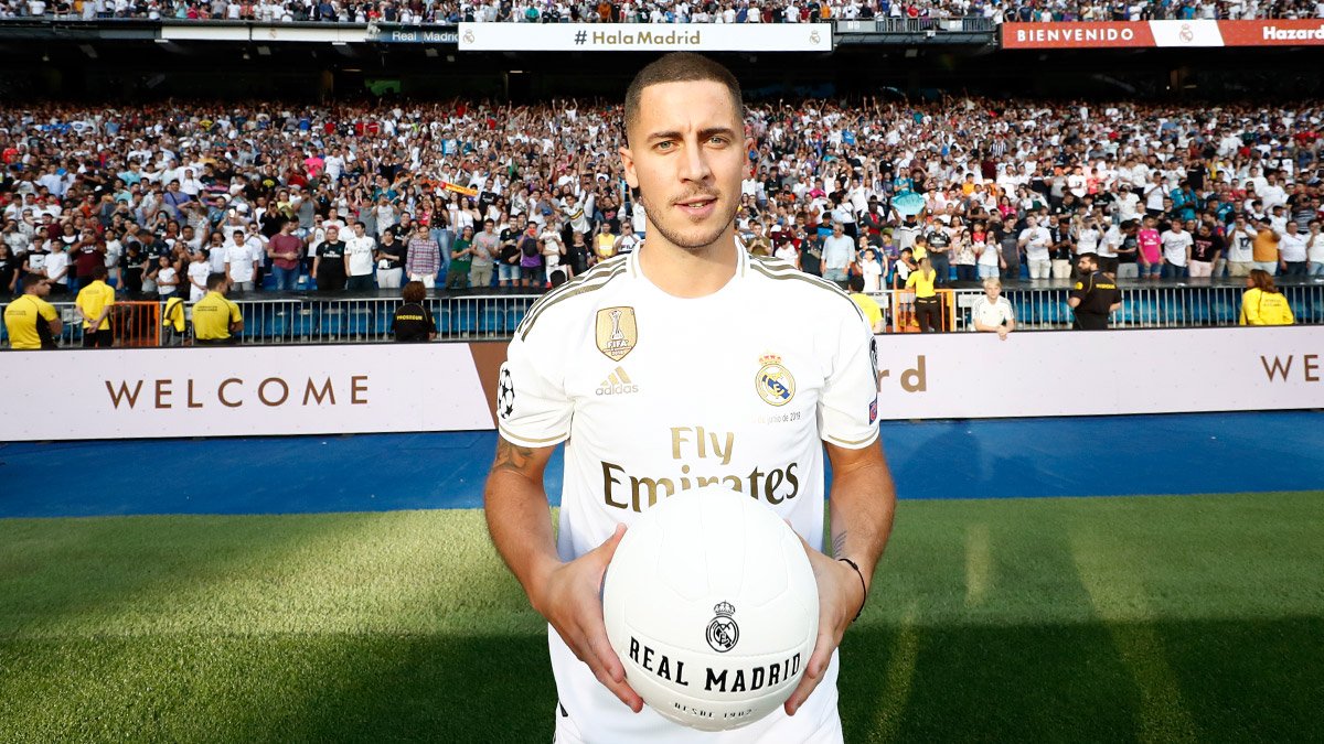 بماذا وعد هازارد جماهير ريال مدريد خلال تقديمه في البرنابيو؟