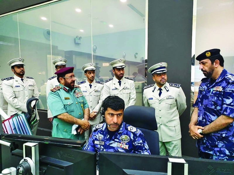 بحث التعاون في المجالات المرورية بين شرطتي أبوظبي ورأس الخيمة