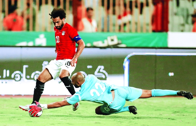 "محمد صلاح نجم المنتخب المصري | أف ب"