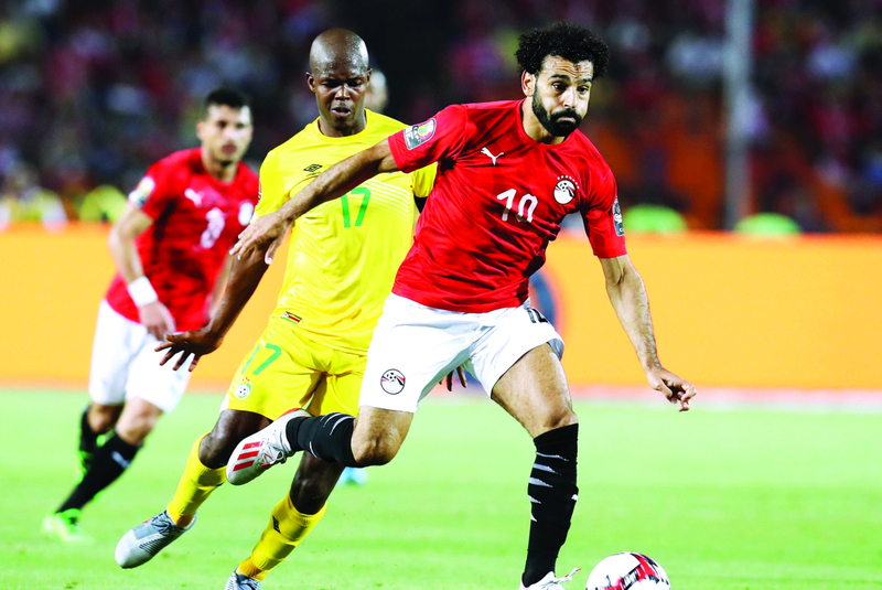 "محمد صلاح أمل المصريين في تحقيق فوز مقنع على الكونغو الديمقراطية | أ ف ب"
