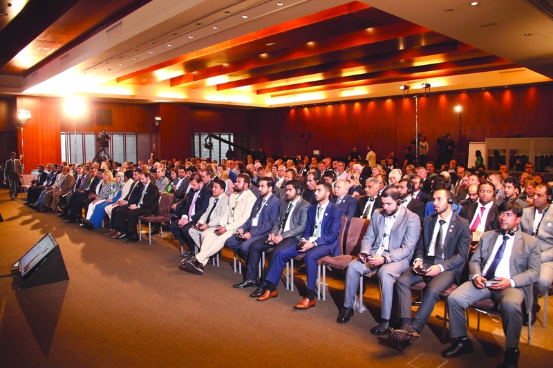 "الحضور خلال الملتقى الأخير في مدريد | البيان"