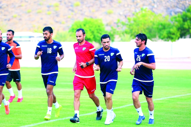 "جانب من تدريبات خورفكان | البيان"