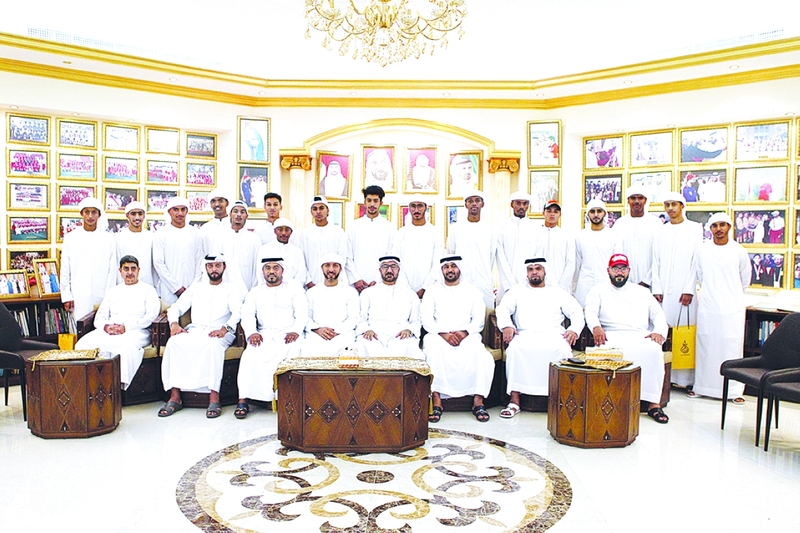 "خلال تكريم لاعبي شباب الأهلي الحاصلين على شهادة الثانوية العامة | البيان"