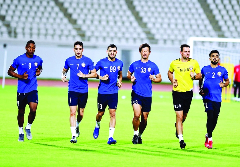 "جانب من تدريبات العين ا لبيان"