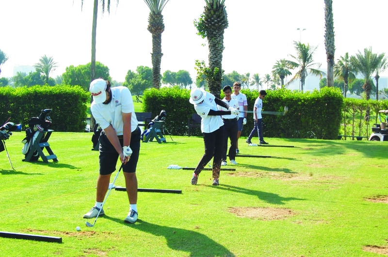 "جانب من تدريبات بعض اللاعبين"