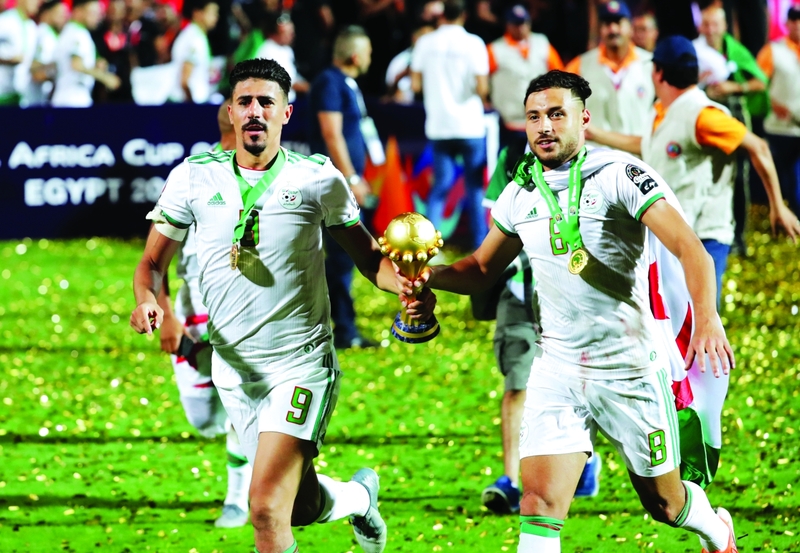 "■ بونجاح والبلايلي وفرحة كبيرة باللقب | أف ب"