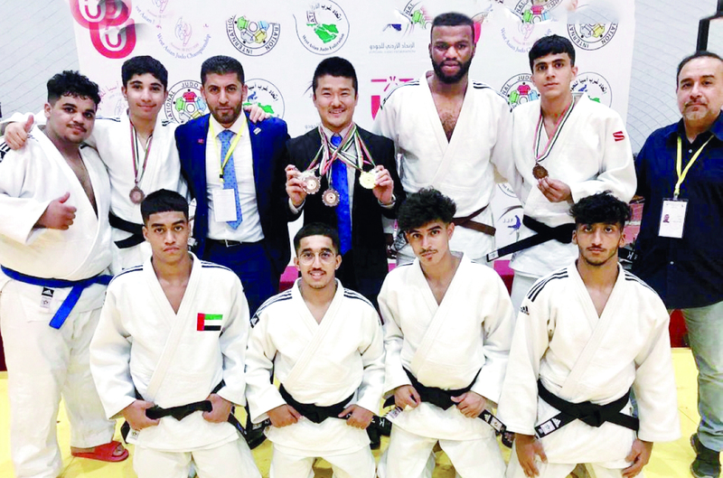 "تألق الجودو الإماراتي في بطولة غرب آسيا |"