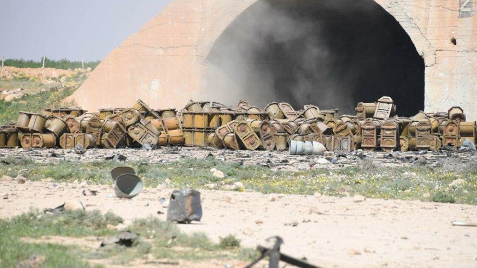 ارتفاع حصيلة قتلى انفجار مطار الشعيرات السوري إلى 31 شخصاً