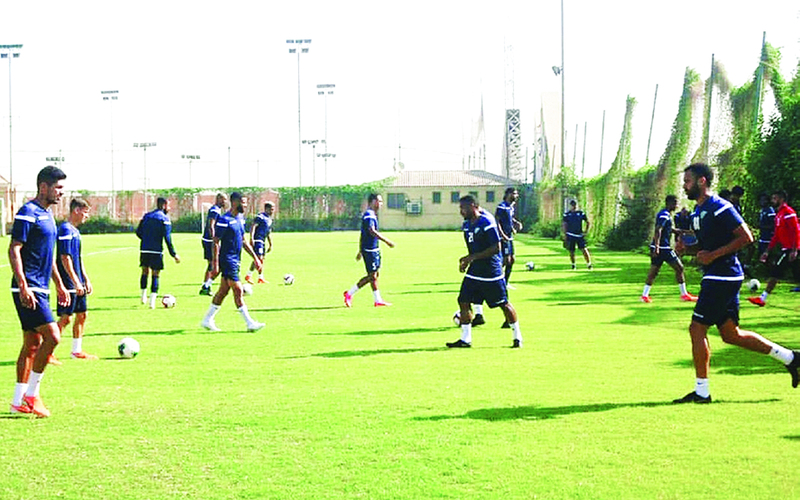 "من تدريبات فريق خورفكان الاستعدادية | البيان"