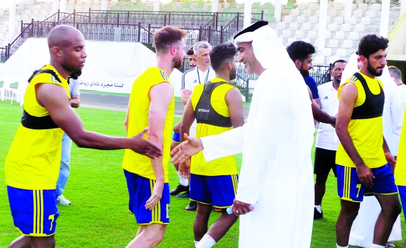 "سلطان الرميثي في تدريب الظفرة | البيان"