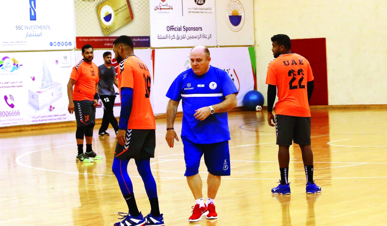 "جانب من تدريبات المنتخب في التجمع الثاني | تصوير: غلام كاركر"