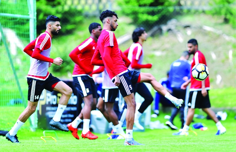 "من تدريبات منتخبنا الأولمبي| البيان"