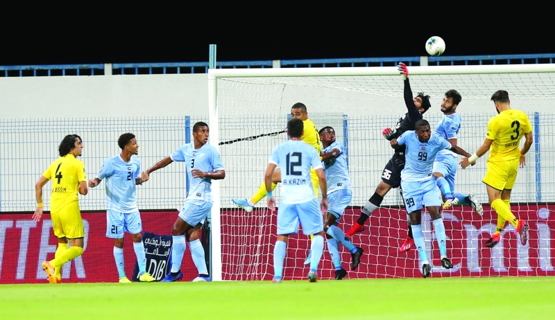 "مباراة الوصل وحتا شهدت تسجيل 7 أهداف | تصوير- اكزافير ويلسون"
