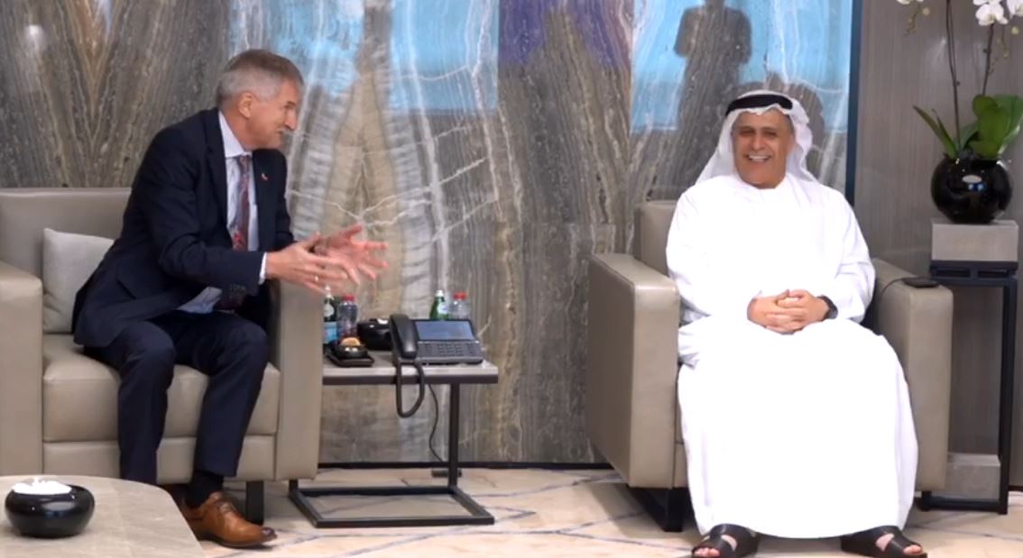 الطاير يبحث مع وفدٍ ألماني مجالات التعاون في التنقل ذاتي القيادة وأنظمة التحكم