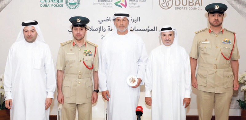 "سعيد حارب وعلي الشمالي والحضور في المؤتمر الصحافي | البيان"