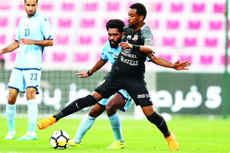 "من لقاء شباب الأهلي وحتا في كأس الخليج العربي | البيان"