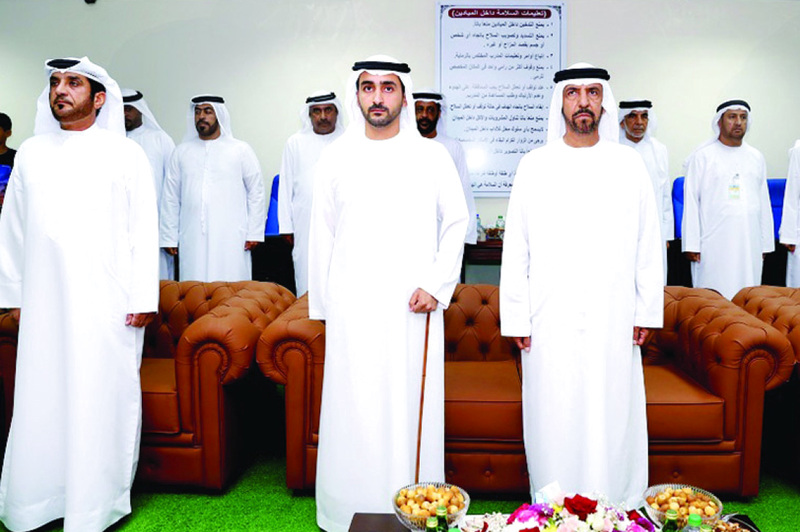 "مكتوم الشرقي خلال حضوره ختام البطولة | البيان"