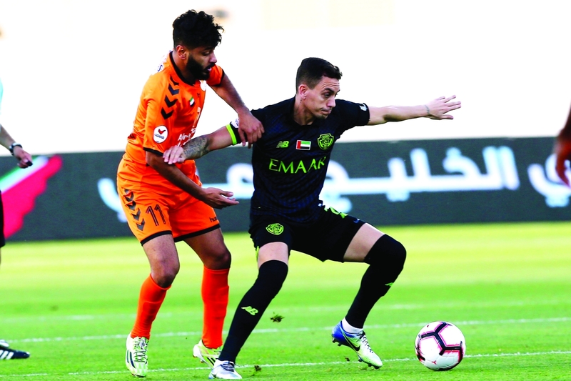 "من مباراة سابقة بين عجمان والوصل | أرشيفية"