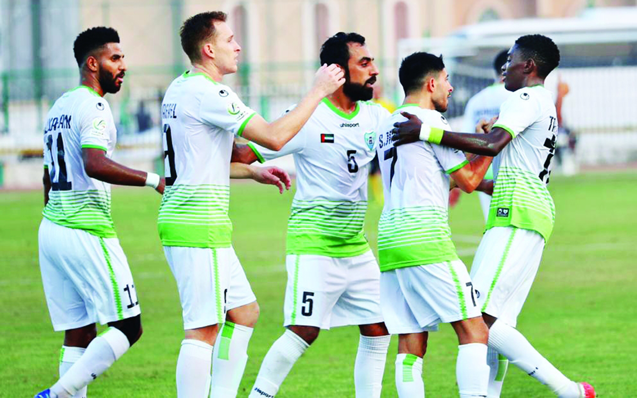 "فرحة لاعبي دبا بالتأهل | البيان"