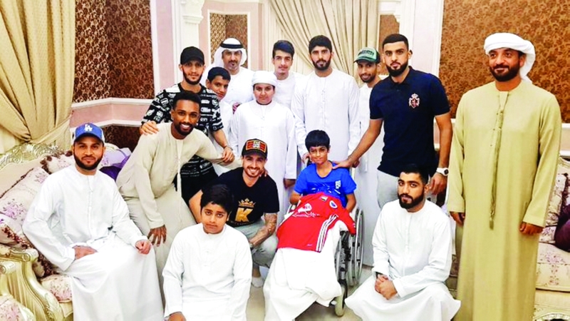 "نجوم الشارقة خلال الزيارة | البيان"