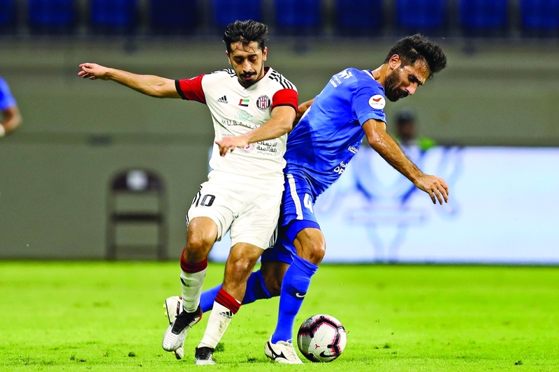 "جانب من مباراة سابقة بين النصر والجزيرة | أرشيفية"