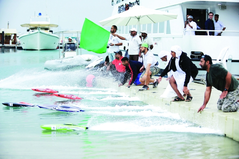 "من منافسات سابقة لمنافسات القوارب اللاسلكية | أرشيفية"