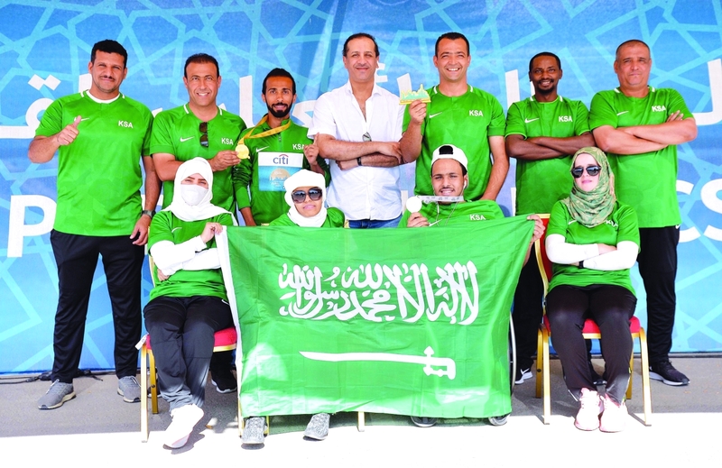 "فرحة الوفد السعودي بأول ذهبية عالمية | البيان"