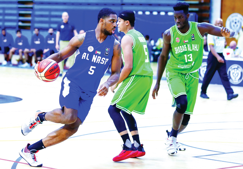 "جانب من مباراة النصر وشباب الأهلي | البيان"