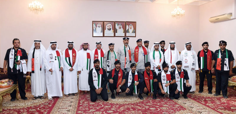 منافذ الدولة البرية تحتفل بـ «اليوم الوطني»