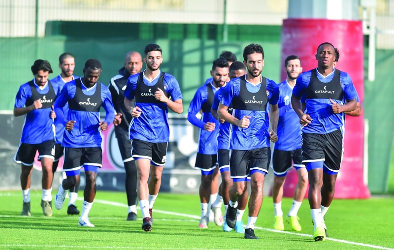 "جانب من تدريبات المنتخب | البيان"
