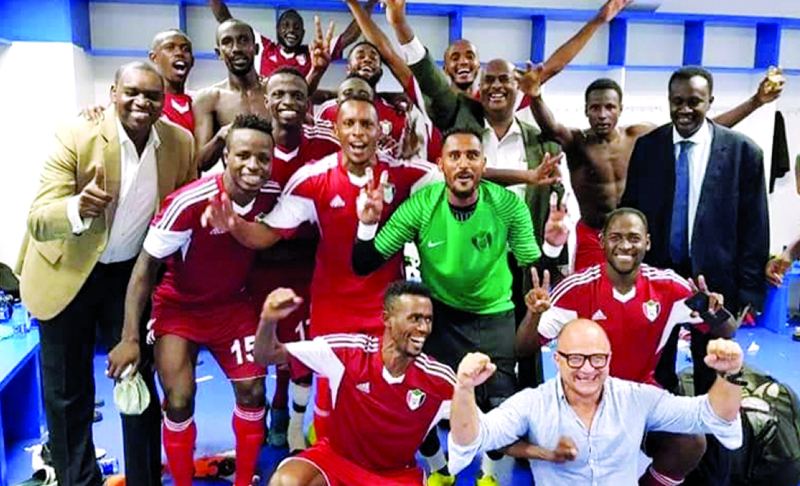 "زدرافكو في لقطة سابقة مع المنتخب السوداني | البيان"