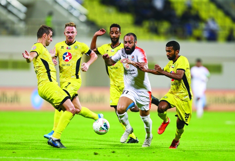 "كلباء حقق فوزاً كبيراً على عجمان | تصوير: زيشان احمد"