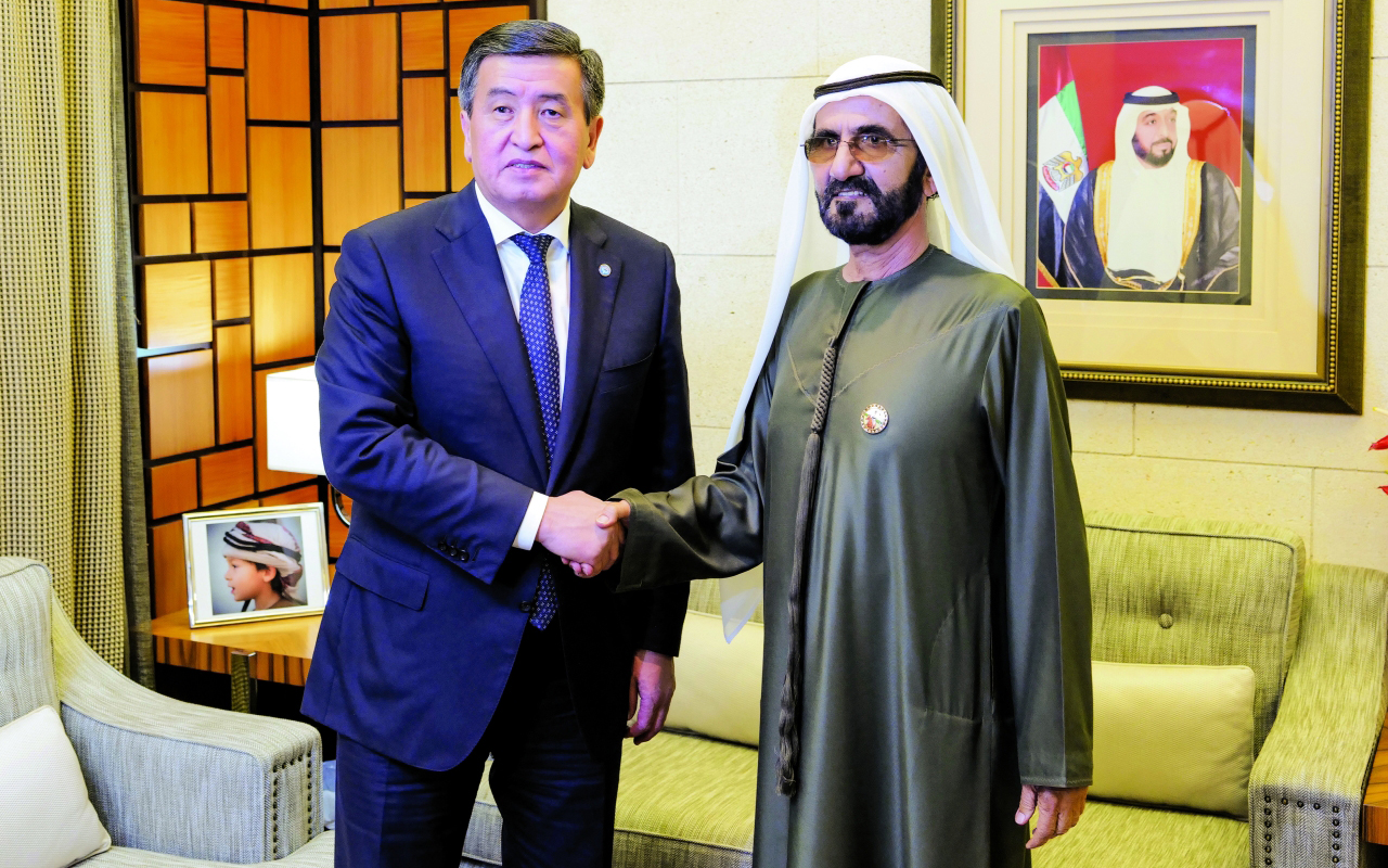 محمد بن راشد: بناء جسور للتبادل الثقافي والسياحي والاستثماري بين الإمارات وقيرغيزستان