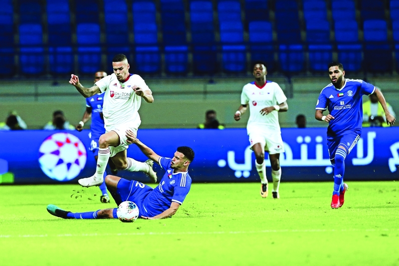 "النصر قدّم مباراة قوية أمام الشارقة رغم الخسارة | تصوير - غلام كاركر"