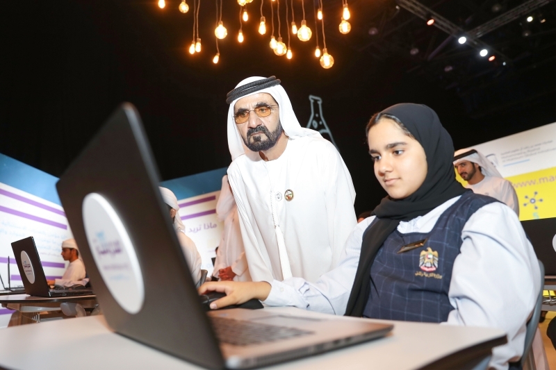 محمد بن راشد: لغتنا تحتاج مبادرات لا محاضرات