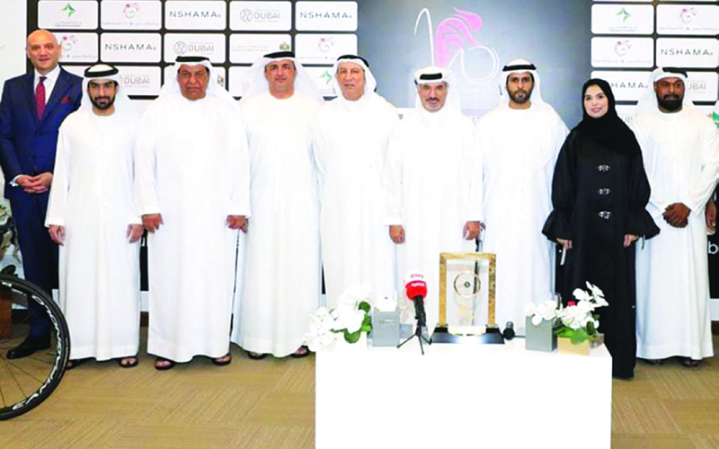 "سعيد حارب ونورة الجسمي مع ممثلي الجهات الراعية | من المصدر"