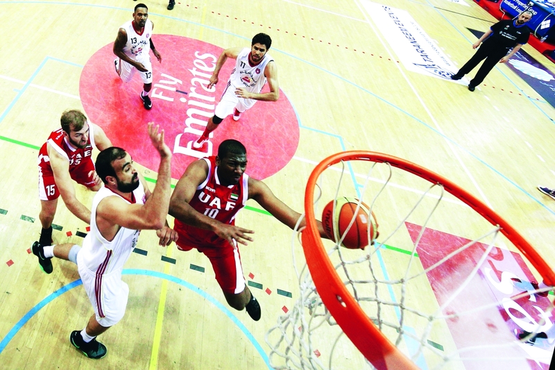 "جانب من مشاركة سابقة لمنتخب الإمارات في بطولة دبي الدولية لكرة السلة | أرشيفية"