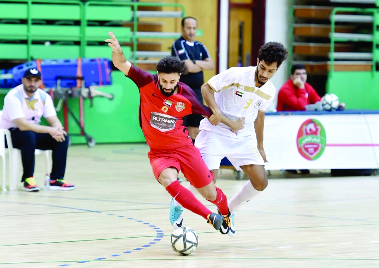 "من مباريات شباب الأهلي في دوري الصالات | البيان"
