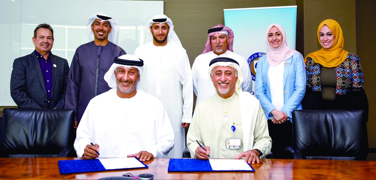 "حارب والبستكي خلال توقيع الاتفاقية | من المصدر"