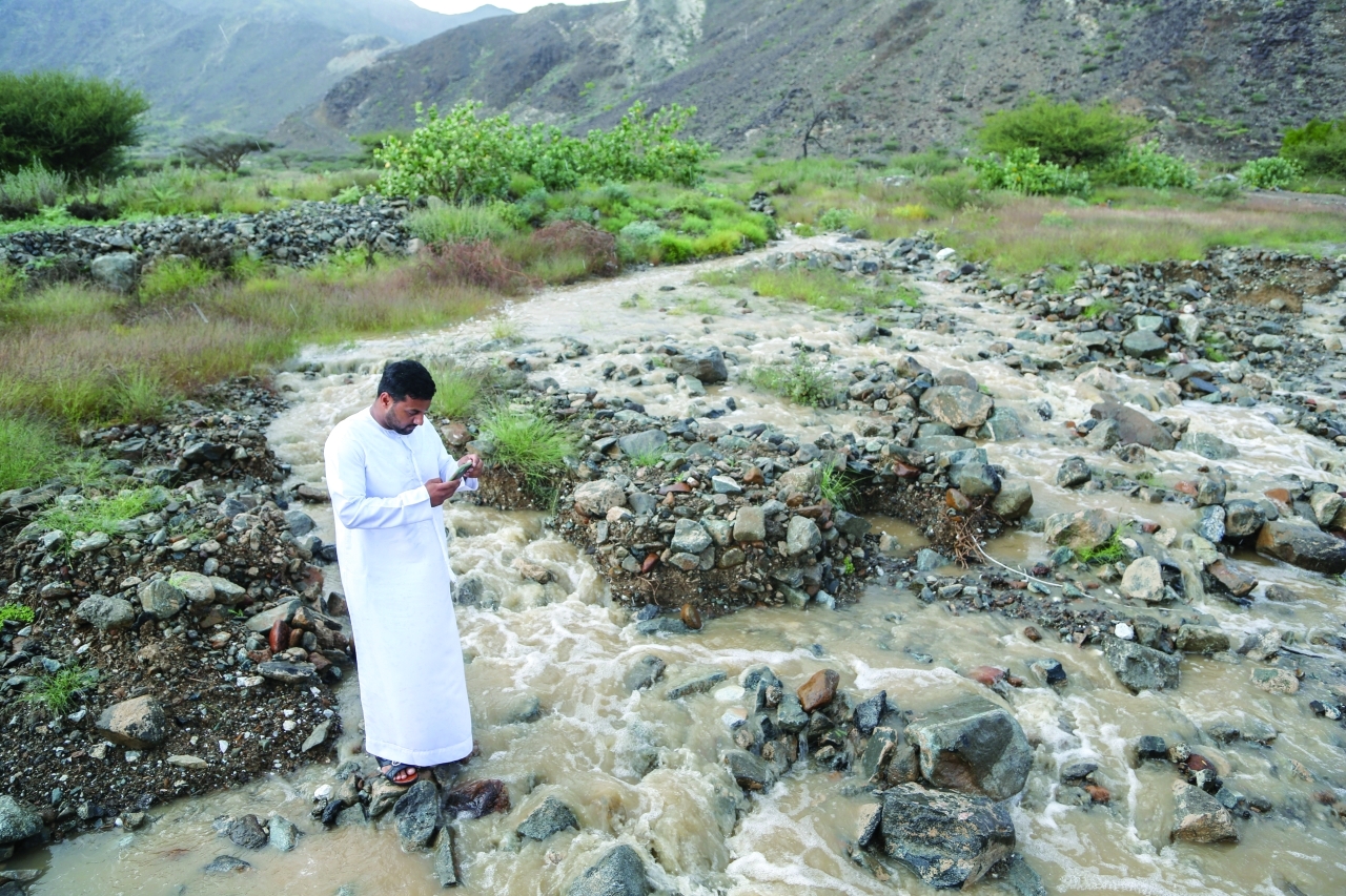 أمطار على مناطق الإمارات