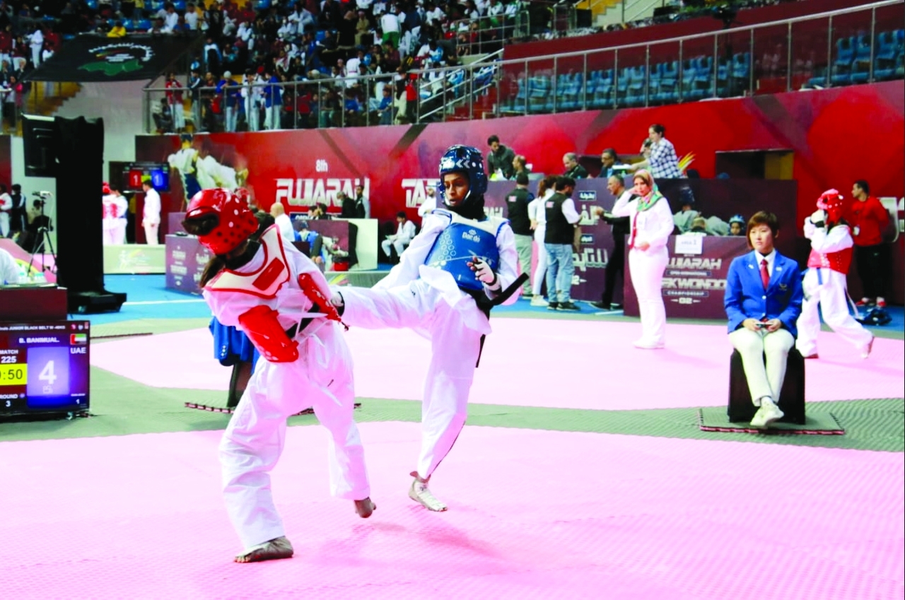 "من منافسات بطولة الفجيرة الدولية للتايكواندو | البيان"
