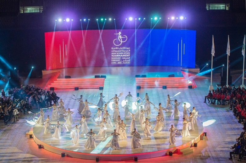 "جانب من حفل افتتاح البطولة | البيان"