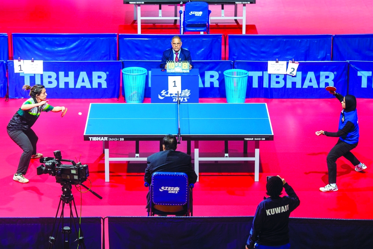 "جانب من منافسات تنس الطاولة | البيان"