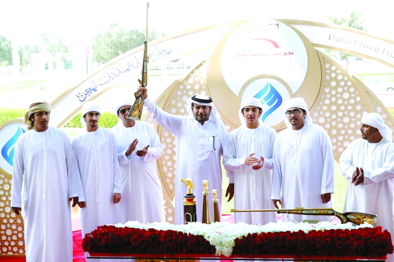 محمد بن راشد بن محمد يكرّم الفائزين برموز الثنايا في مهرجان ولي العهد للهجن