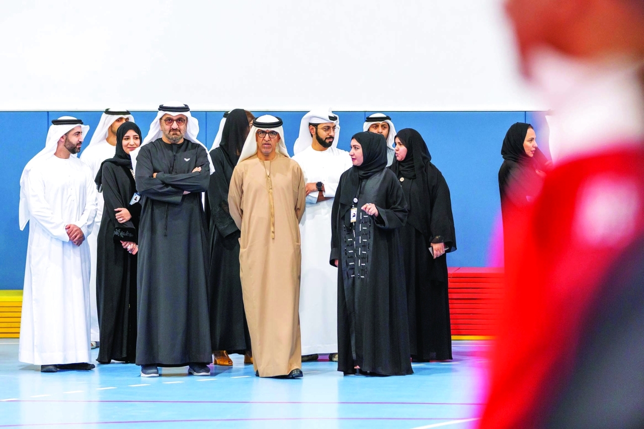 "مغير الخييلي خلال الزيارة | البيان"