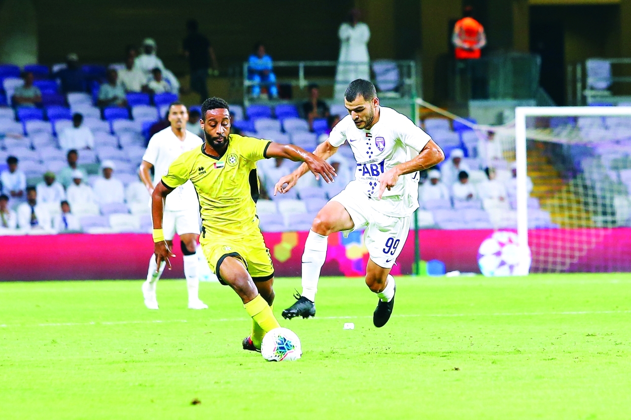 "من مباراة العين وكلباء في الدور الأول للدوري | البيان"