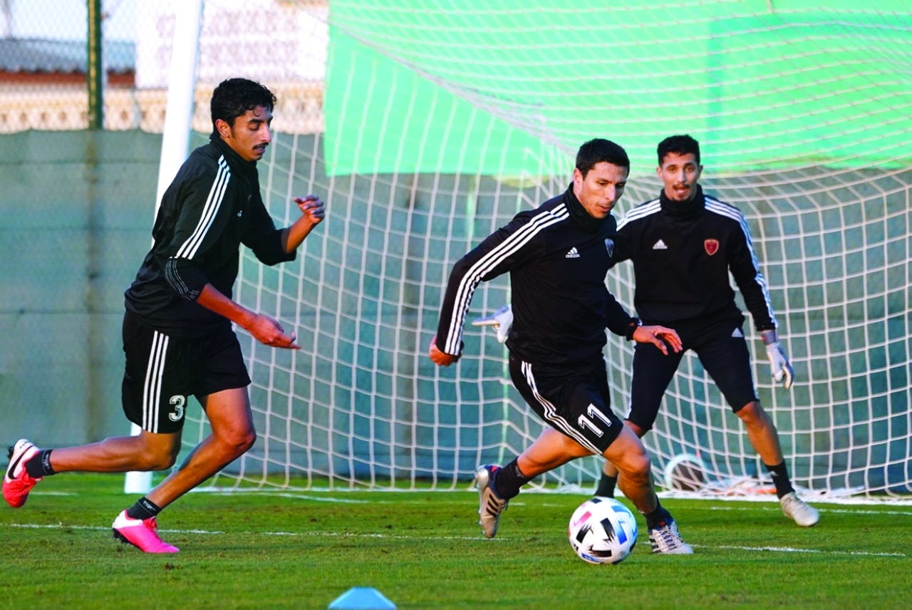 "جانب من تدريبات الوحدة | البيان"