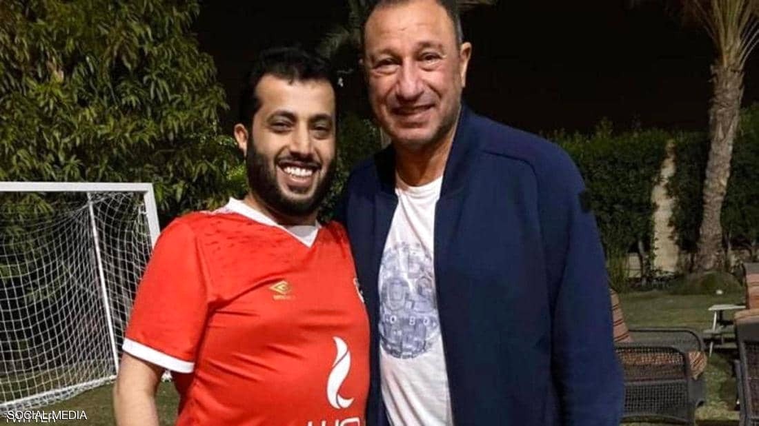 "تركي آل الشيخ مع محمود الخطيب - أرشيفية"