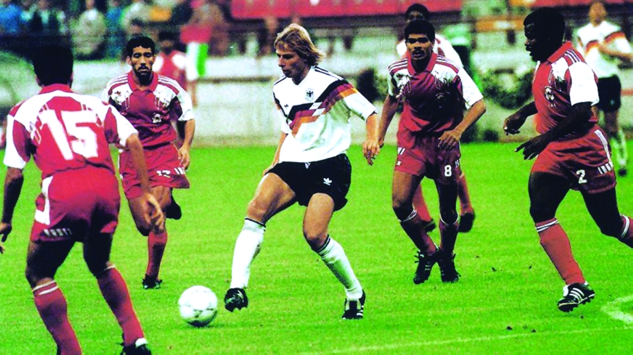 "من مباراة الإمارات وألمانيا بمونديال 1990 | أرشيفية"